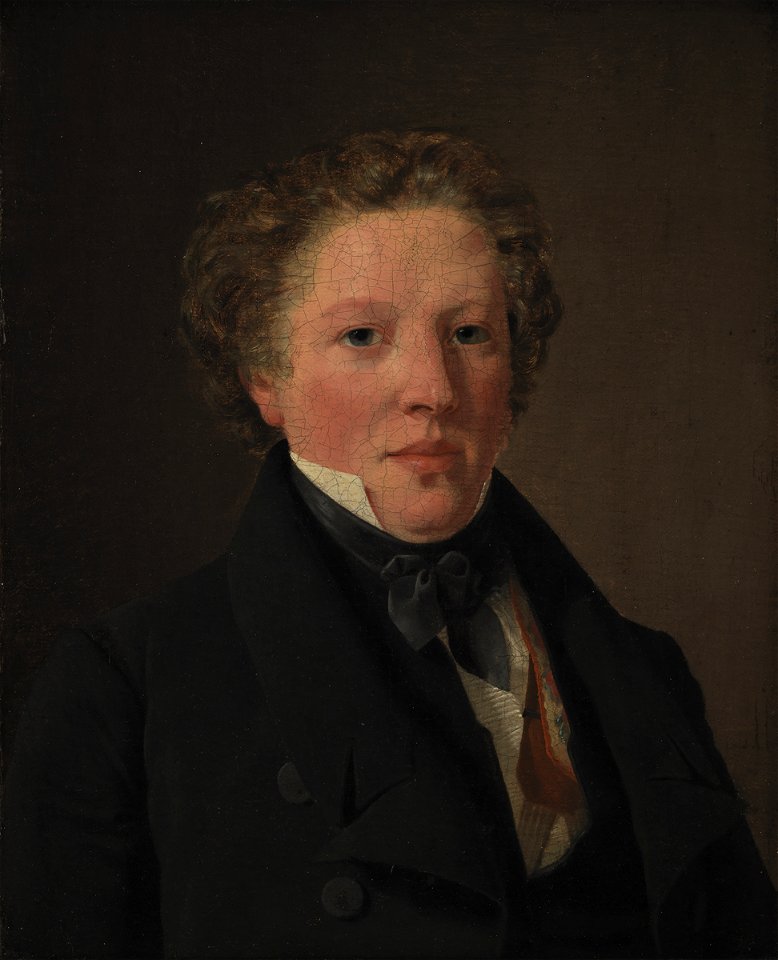 Wilhelm Bendz - The Actor Christoffer Hvid - KMS3262 - Statens Museum for Kunst