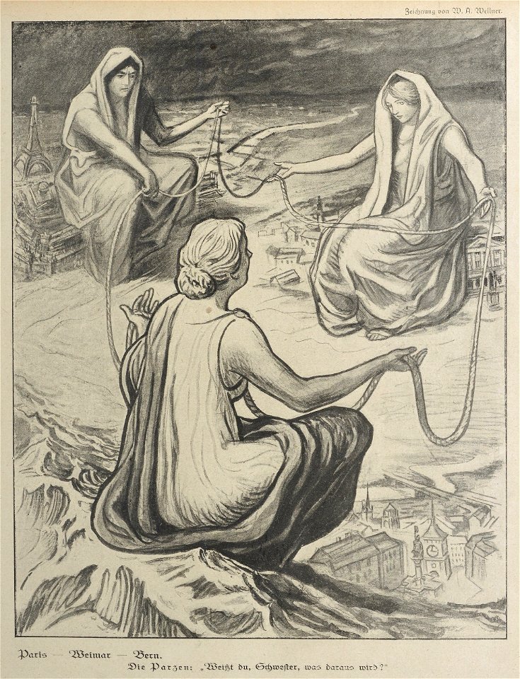Wilhelm Anton Wellner - Paris-Weimar-Bern, 1919