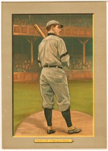 Wildfire Schulte, Chicago Cubs, baseball card portrait LCCN2007685615