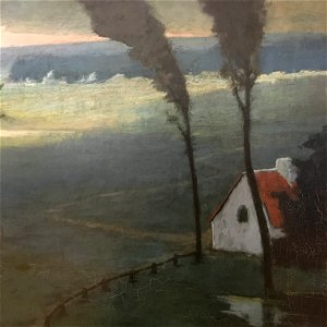 Wiki Loves Art Belgium in 2016, Museum of Fine Arts, Ghent, Eugène Laermans, Storm (detail) 01