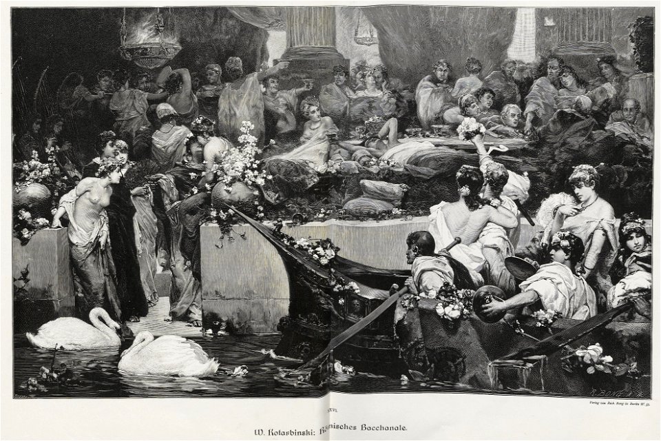 Wilhelm Kotarbiński - Römisches Bacchanale