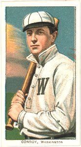 Wid Conroy, Washington Nationals, baseball card portrait LCCN2008676640