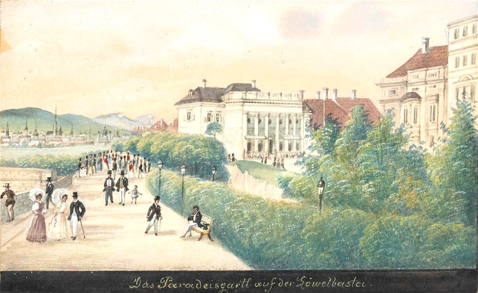Wigand (Werkstatt) Paradeisgartl auf der Löwelbastei