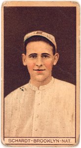 Wilbur Schardt, Brooklyn Dodgers, baseball card portrait LCCN2008677918