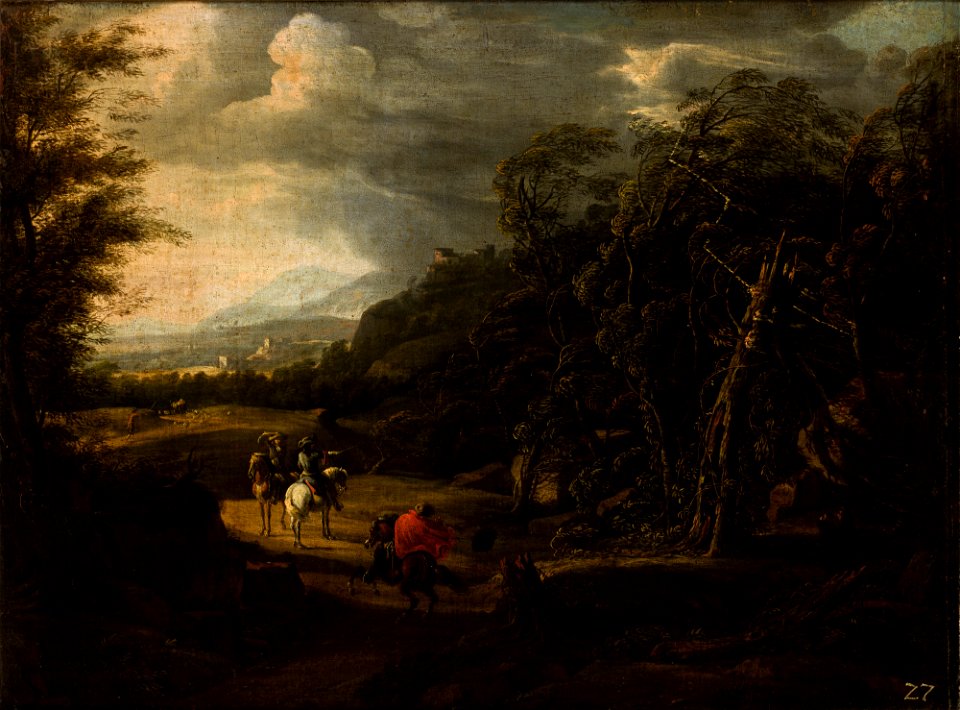 Wilhelm Bemmel - Landscape with Horsemen - MNK XII-A-236 - National Museum Kraków