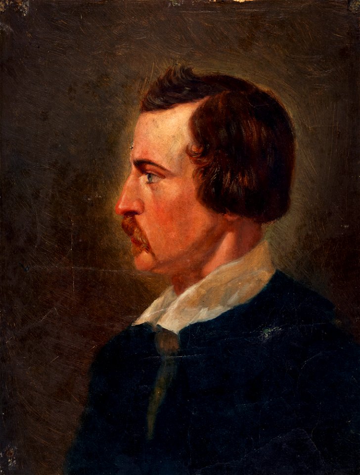 Wilhelm Lindenschmit der Ältere - Männerbildnis - G 5756 - Lenbachhaus