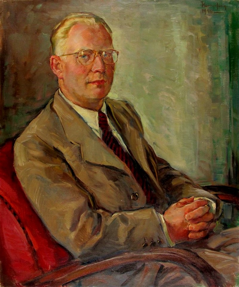 Wilhelm Hempfing Portraitpaar 1946 Herrenportrait - Free Stock ...