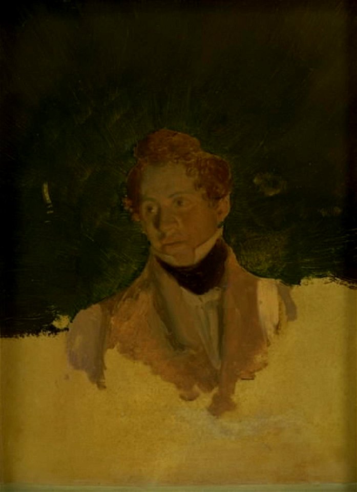 Wilhelm Bendz - The German Painter Marcus Johann Heaselich - KMS1954 - Statens Museum for Kunst