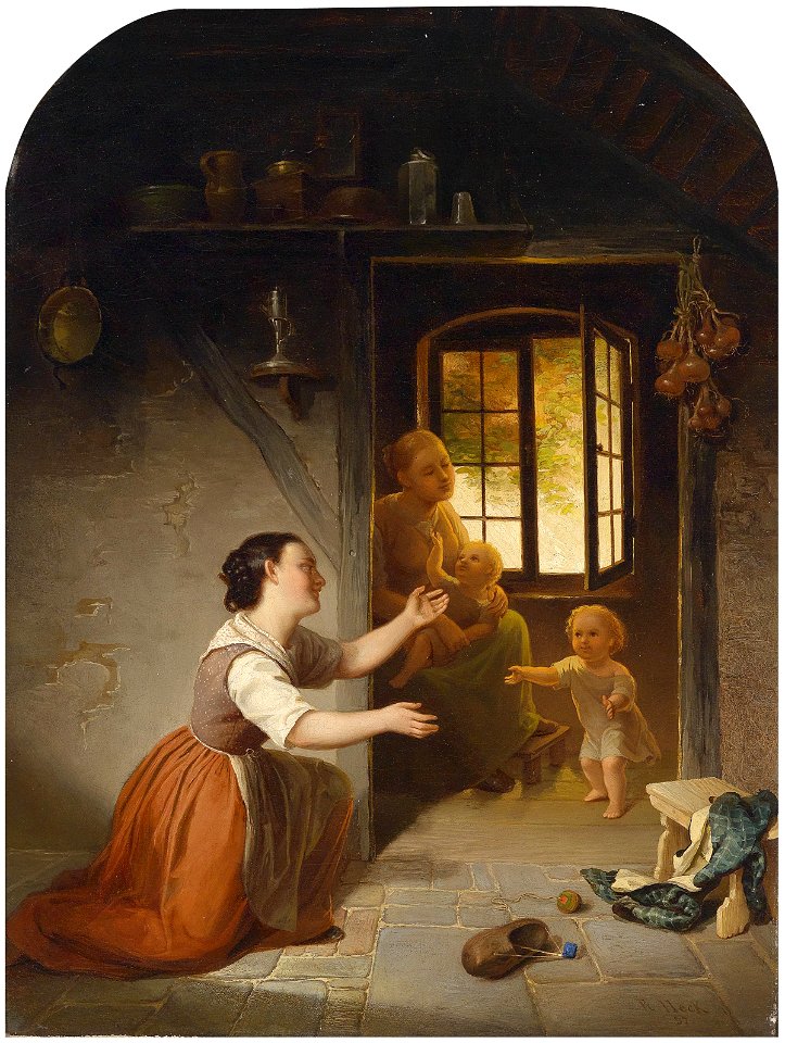 Wilhelm Emil Robert Heck Erste Schritte 1857