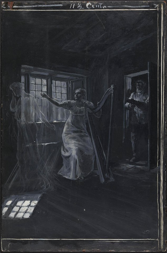 Wilhelm Peters - Illustrasjon til Henrik Wergeland, Den engelske lods - NMK.2012.0078 - National Museum of Art, Architecture and Design