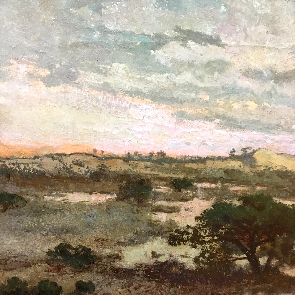Wiki Loves Art - Gent - Museum voor Schone Kunsten -- Hymans -- Sunset on the Heath (detail) 01