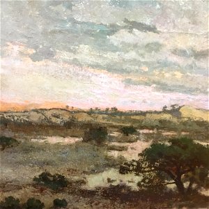 Wiki Loves Art - Gent - Museum voor Schone Kunsten -- Hymans -- Sunset on the Heath (detail) 01