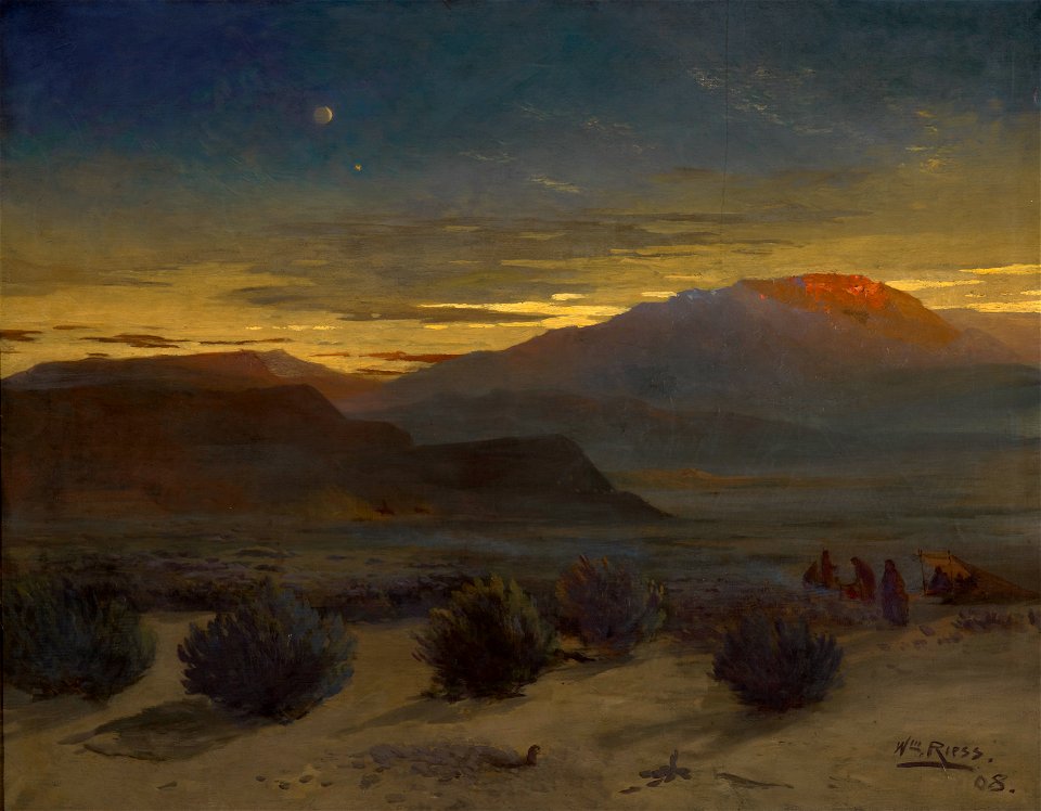 Wilhelm J. Riess - Wyoming Desert - 08.17 - Indianapolis Museum of Art