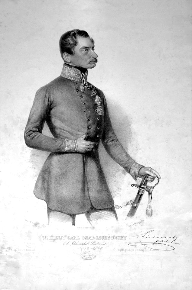 Wilhelm Graf Lichnowsky Litho