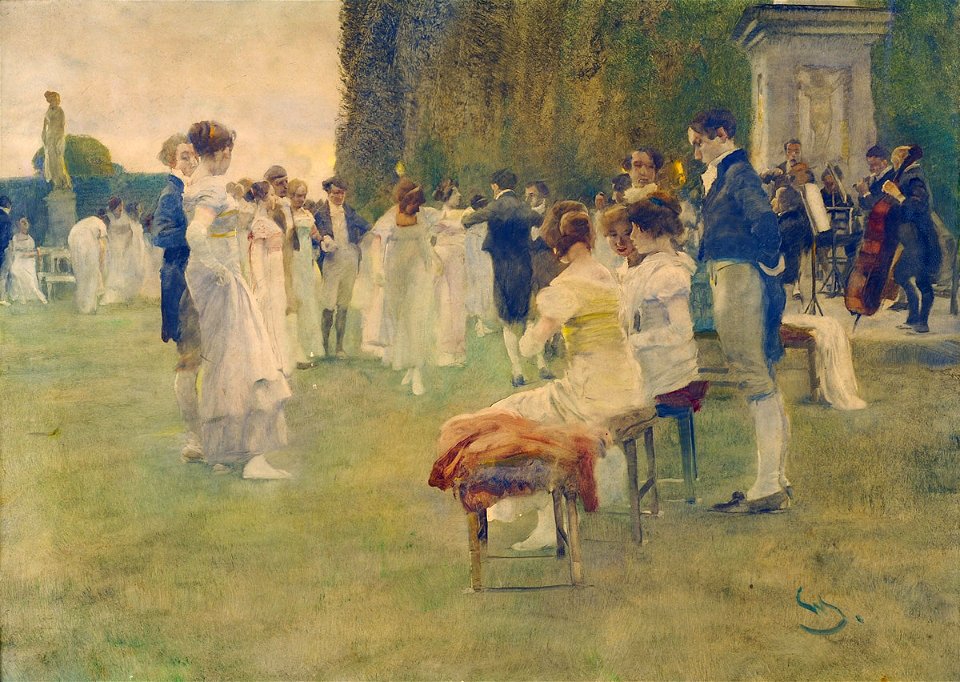 Wilhelm Schreuer Das Konzert im Schlossgarten Benrath