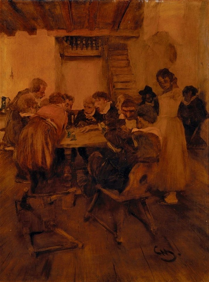 Wilhelm Schreuer Wirtshausszene