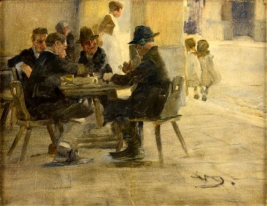 Wilhelm Schreuer Wirtshausszene 2