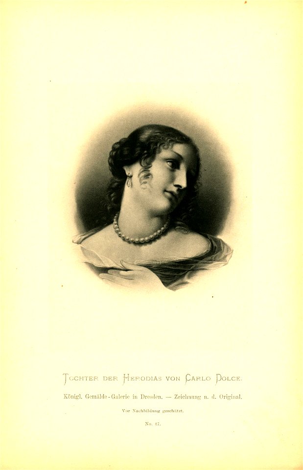 Wilhelm Hoffmann Dresdener Galerie Cabinet No. 047