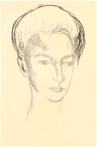 Wilhelm Lehmbruck Frauenkopf 1916