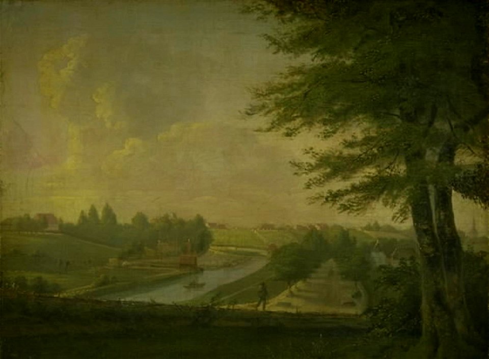 Wilhelm Bendz - Parti ved Odense kanal - KMS1999 - Statens Museum for Kunst
