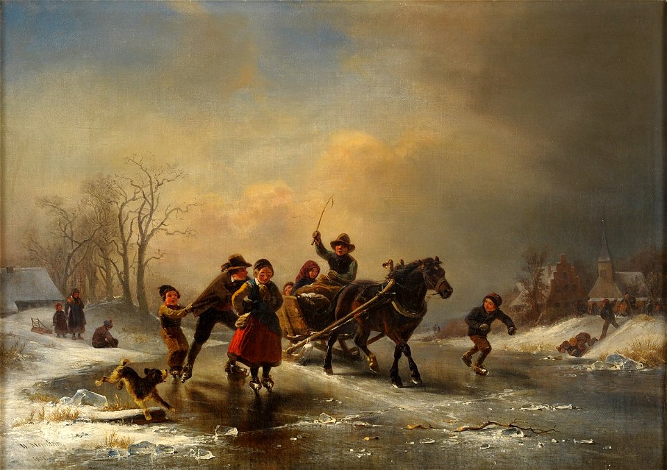 Wilhelm Alexander Meyerheim Wintervergnügen 1851