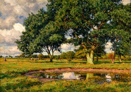 Wilhelm Fritzel Geestlandschaft im Herbst
