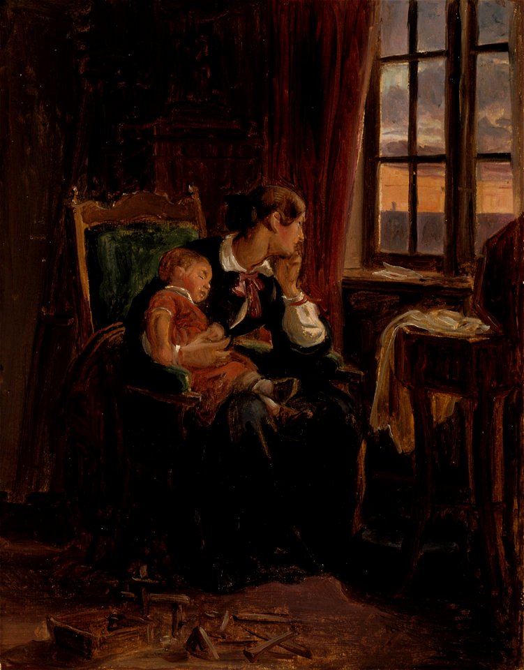 Wilhelm Marstrand - Kaipaus - A IV 2857 - Finnish National Gallery