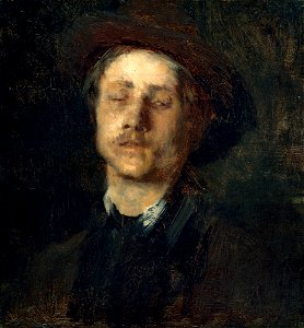 Wilhelm Leibl - Kopf eines Blinden - G 12558 - Lenbachhaus