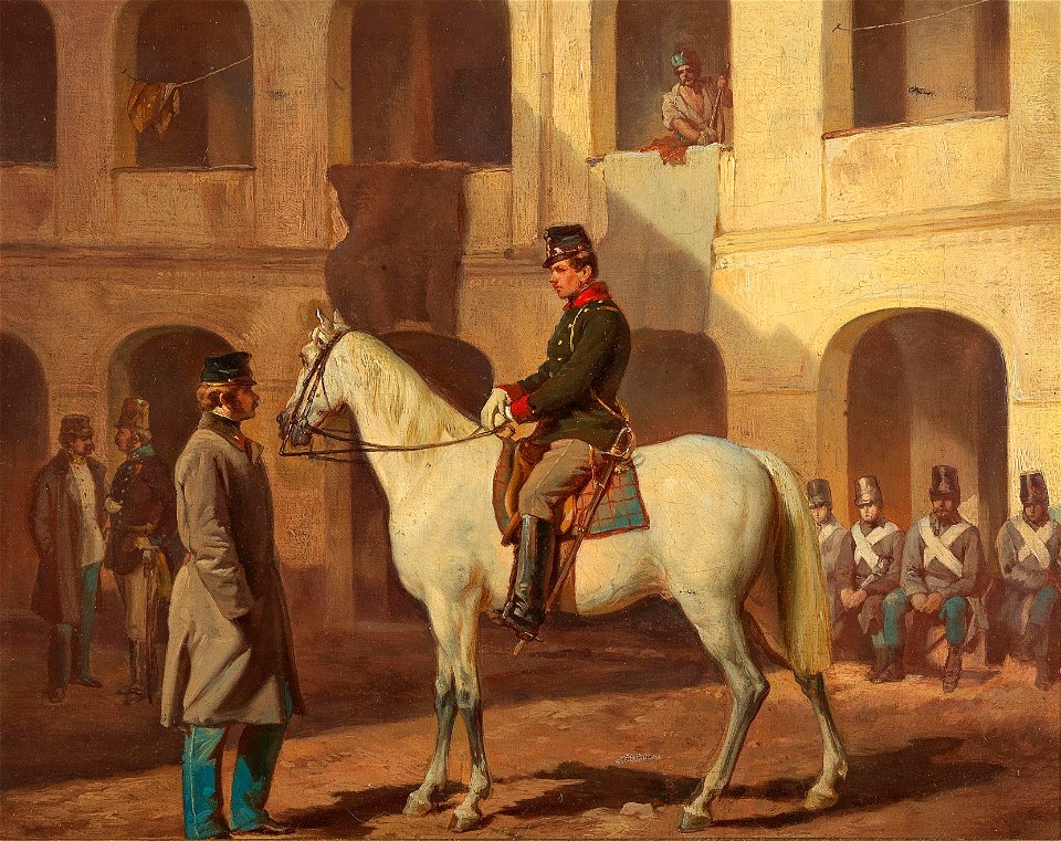 Wilhelm Richter (Umkreis) In der Kaserne