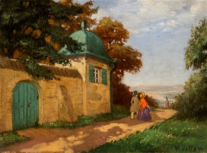 Wilhelm Velten Spaziergang im Schloßpark