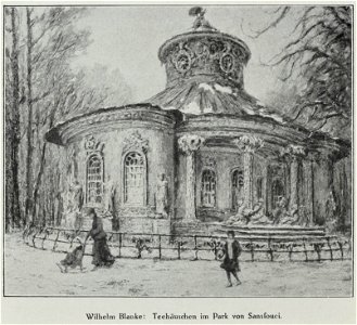 Wilhelm Blanke - Teehäuschen im Park von Sanssouci
