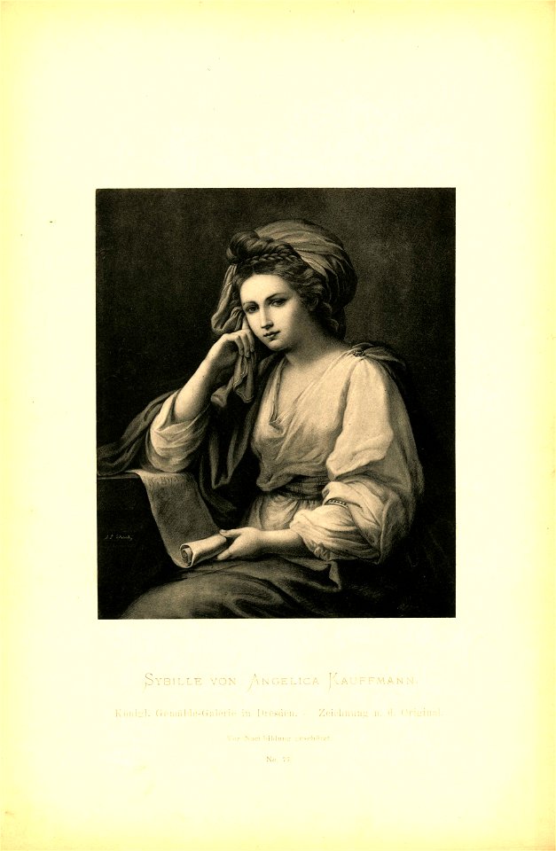 Wilhelm Hoffmann Dresdener Galerie Cabinet No. 077