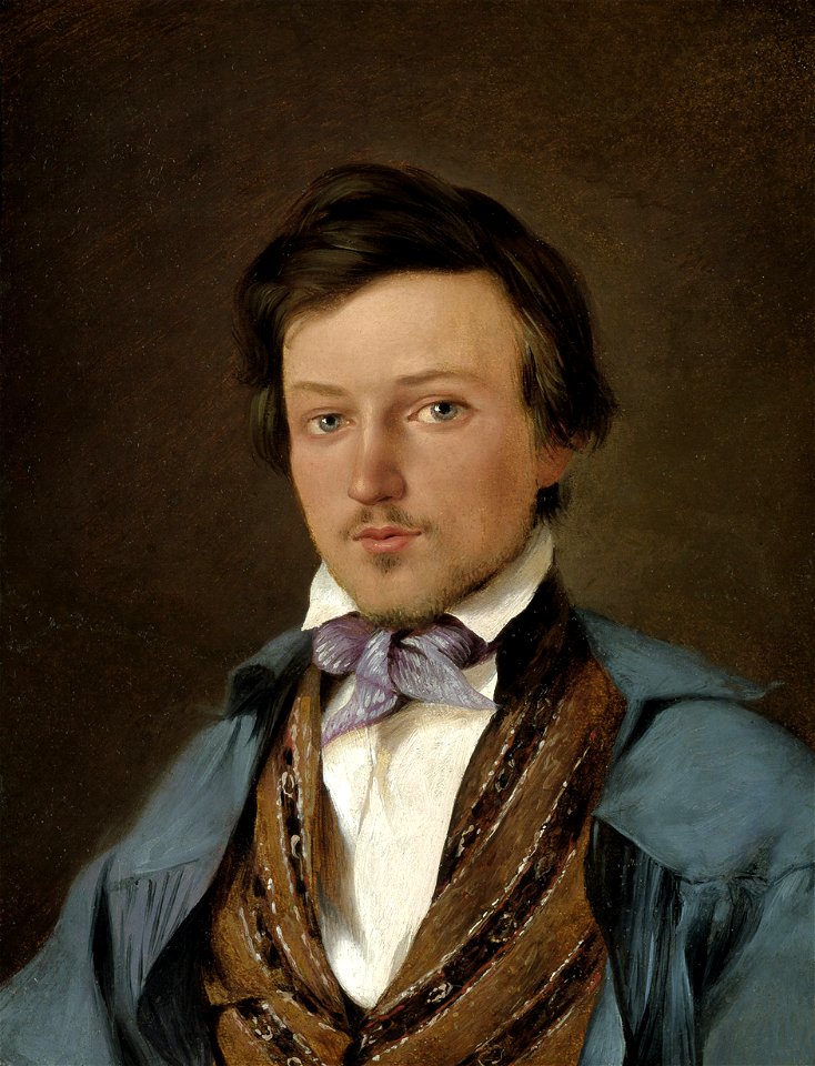 Wilhelm Marstrand Bildnis des Lithographen Johann Adolph Kittendorf
