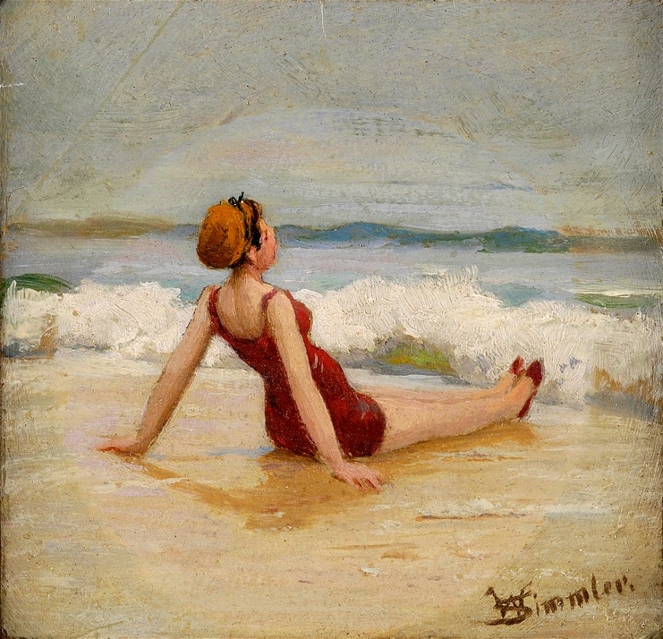 Wilhelm Simmler Am Strand