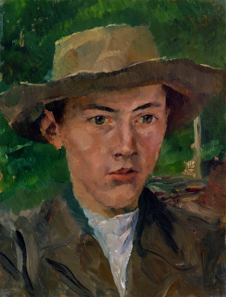 Wilhelm Leibl - Knabenkopf - G 12851 - Lenbachhaus