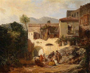 Wilhelm Gottfried Ohaus Besuch der Teppichhändler