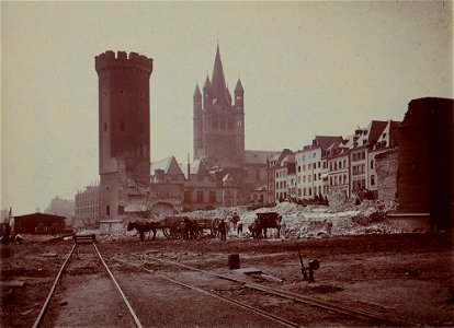 Wilhelm Scheiner Abbruch Zollhafen-1899