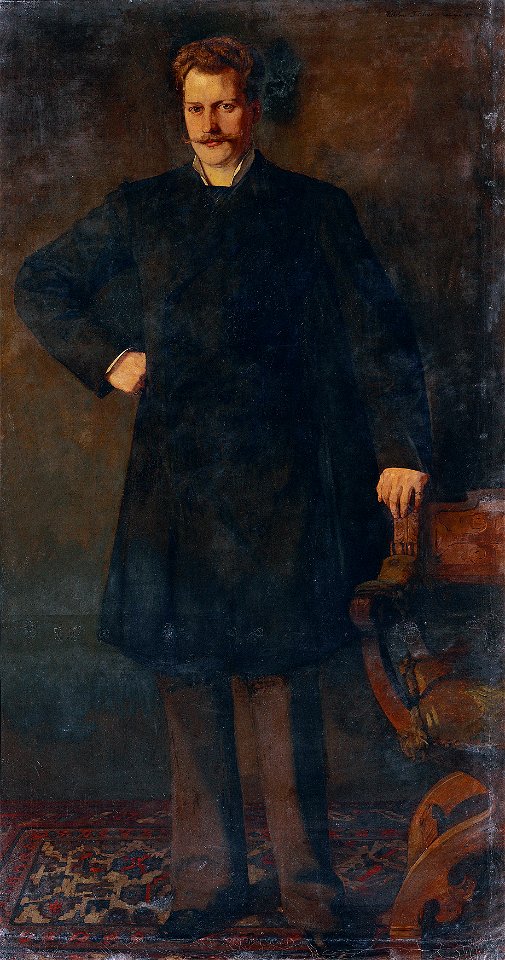 Wilhelm Trübner - Der Kammersänger Theodor Reichmann - 3991 - Österreichische Galerie Belvedere