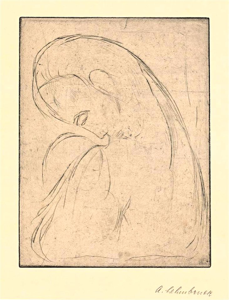 Wilhelm Lehmbruck Mutter und Kind (Vision II) 1913