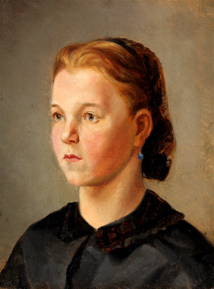 Wilhelm Leibl Bildnis Therese Heyden 1863