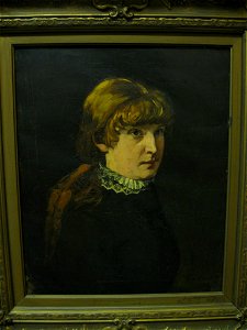 Wilhelm Trübner - Portrait of a Girl with Red hair - BR53.35 - Harvard Art Museums