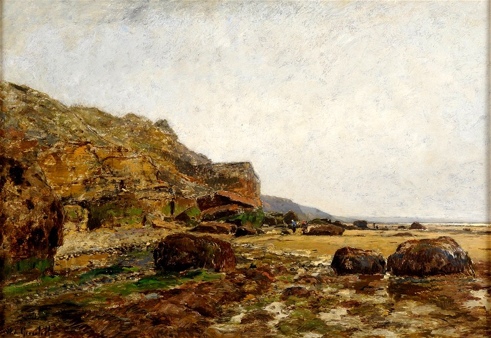 Wilhelm Gegerfelt Muschelsammler in Villerville