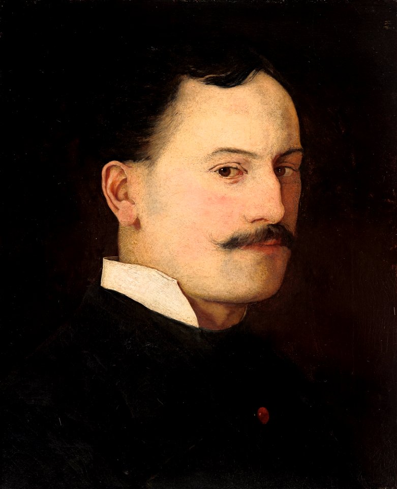 Wilhelm Leibl - Der Maler Julius Bodenstein - G 12693 - Lenbachhaus