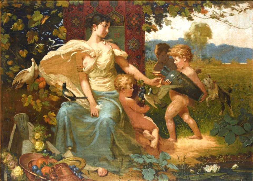 Wilhelm Sprenger Im Garten 1890