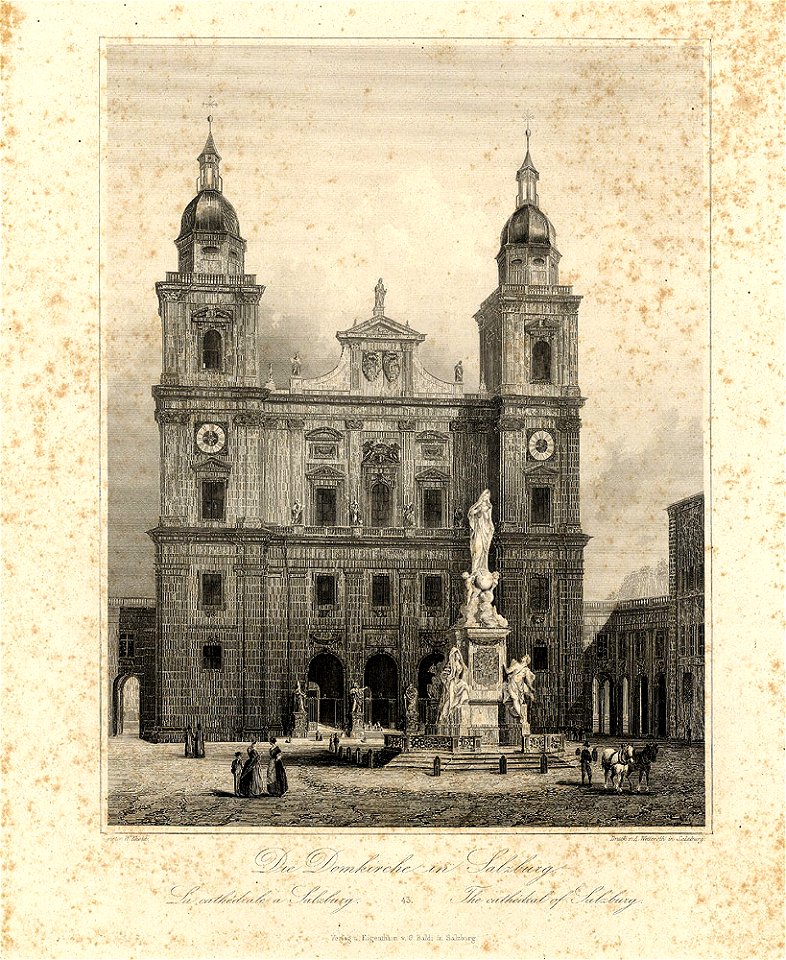 Wilhelm Knocke Domkirche in Salzburg ubs G 0540 II