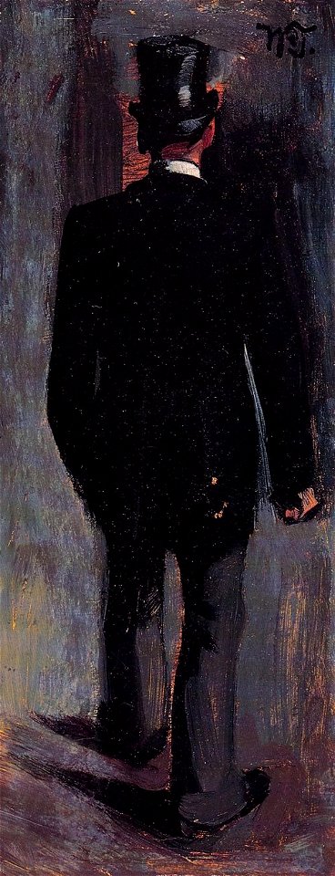 Wilhelm Trübner Rückenfigur