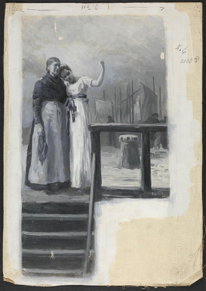Wilhelm Peters - Illustrasjon til Henrik Wergeland, Den engelske lods - NMK.2012.0091 - National Museum of Art, Architecture and Design
