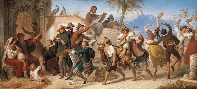 Wilhelm-von-kaulbach-das-studium-der-deutschen-kuenstler-neuerer-zeit-in-rom
