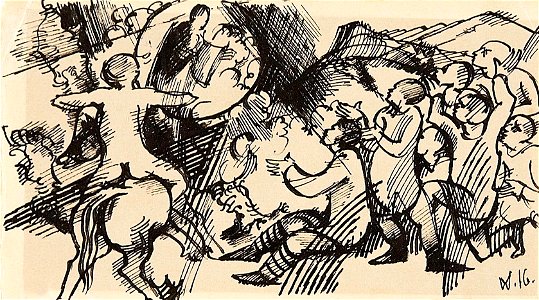 Wilhelm Morgner Ohne Titel 1916