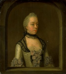 Wilhelmina Hillegonda Schuyt (1728-1802). Echtgenote van Joachim Rendorp Rijksmuseum SK-A-2421. Free illustration for personal and commercial use.